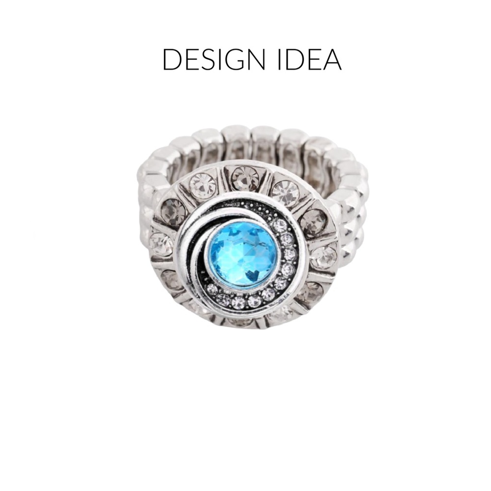 Mini Snap Charms 12mm Set of 9 - Interchangeable Snap Charm Jewelry - Picture 3 of 5